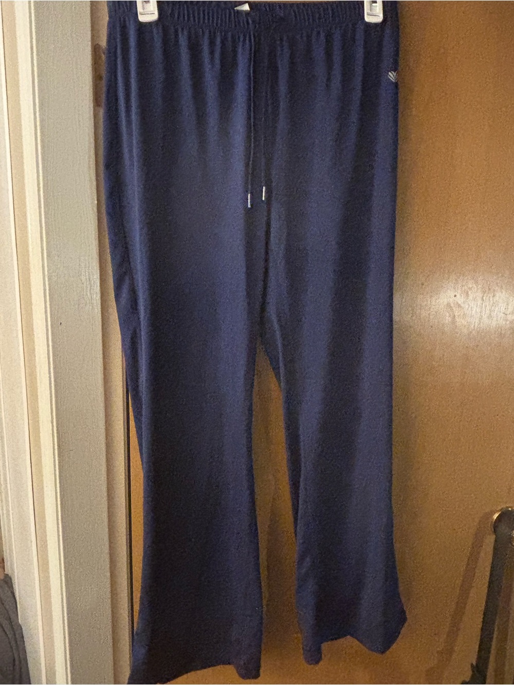 Forever 21 Navy Wide-Leg Drawstring Pants